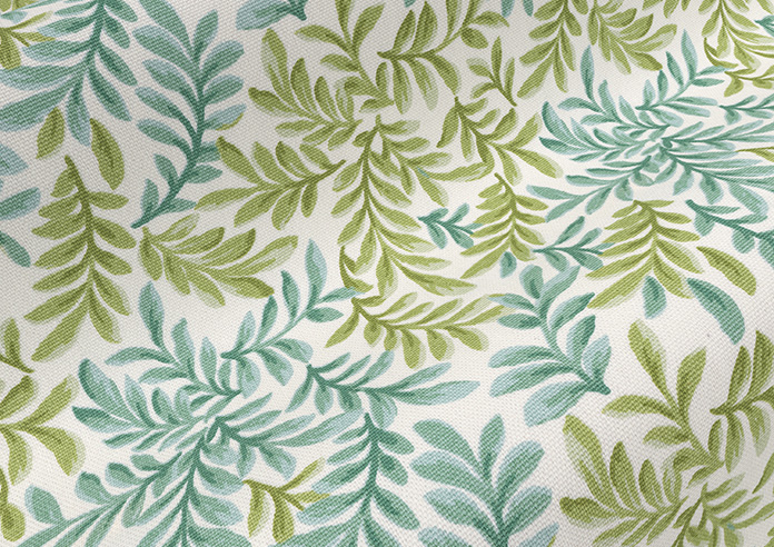 Leaf Vine, Jade - Made to Measure Curtains - Image 4